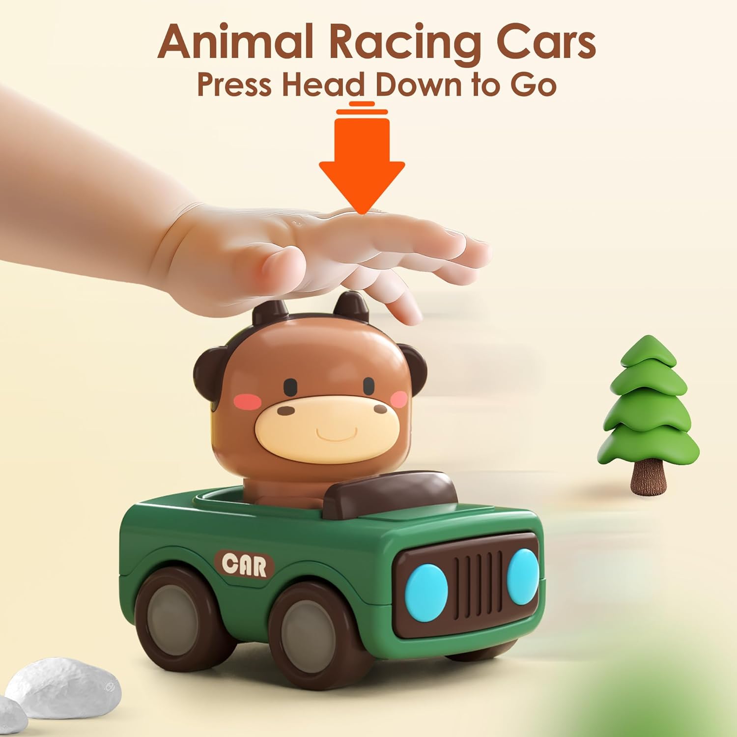 Push-to-go Animal Car view 4
