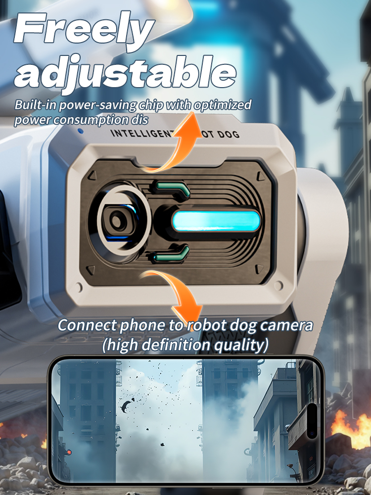 Bulk AI Smart Mechanical Dog with Camera - MOQ 3
