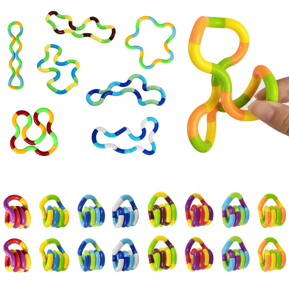 Bulk Braided Twist-and-Play: Cross-Border Bestseller, Stress-Relief Twist-and-Play, Twisting Toy, Twist R - MOQ 3000