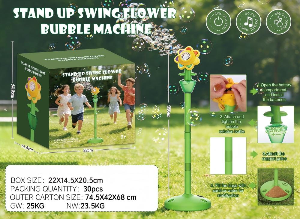 Sunflower Bubble Maker with Lights view 3