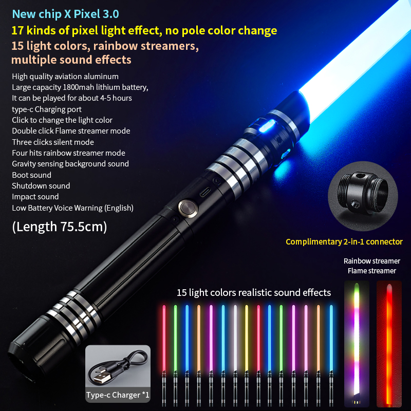 15-color pixel lightsaber view 3