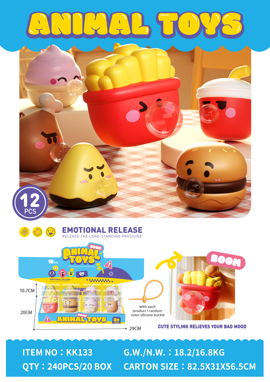 Bulk Animal toy - MOQ 240