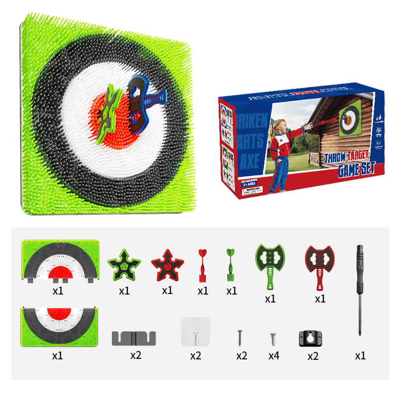Throw target game set view 6