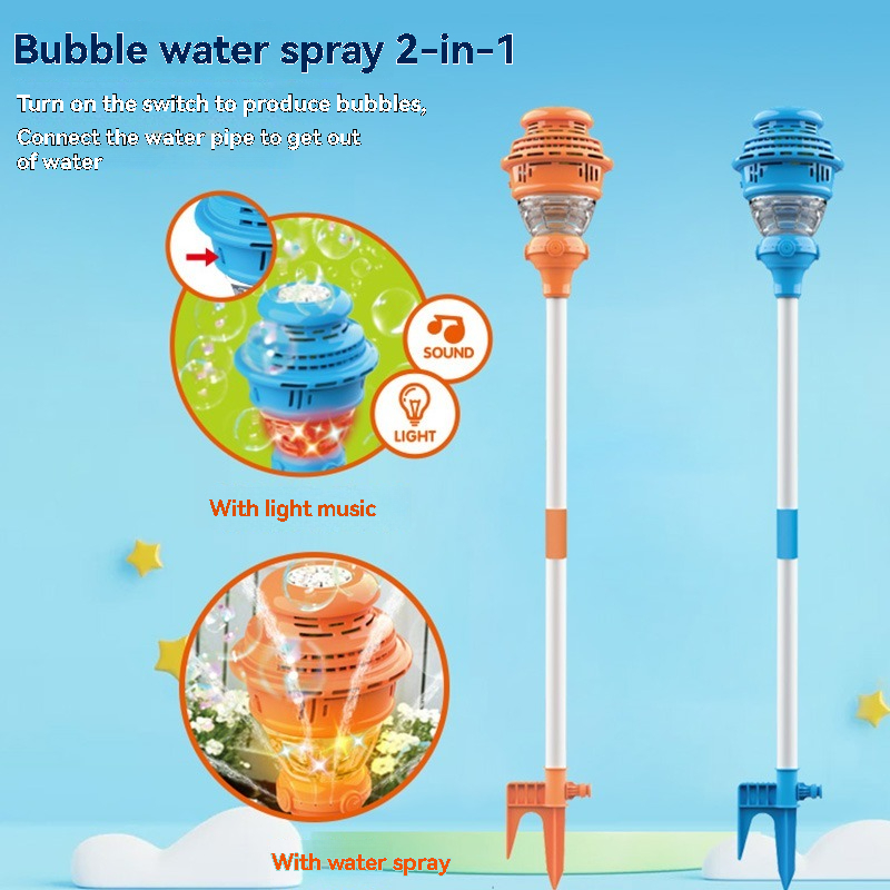 2 in 1 water spray & bubble machine, (battery included) view 5