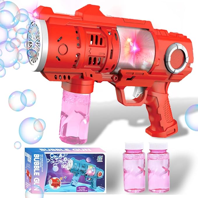 20 Hole Electric Bubble Gun with Light view 3