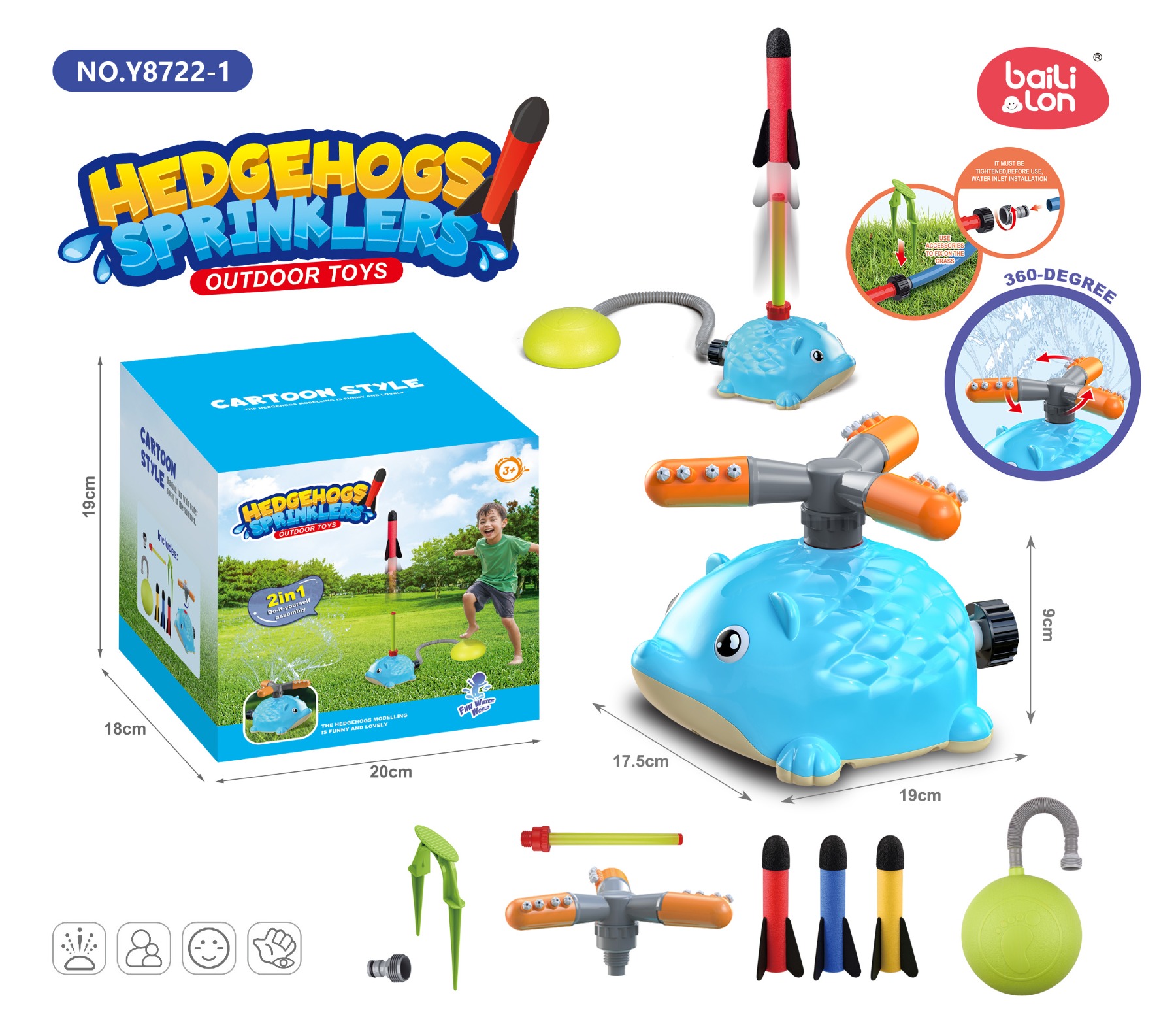 Bulk Outdoor playing water toy - MOQ 300
