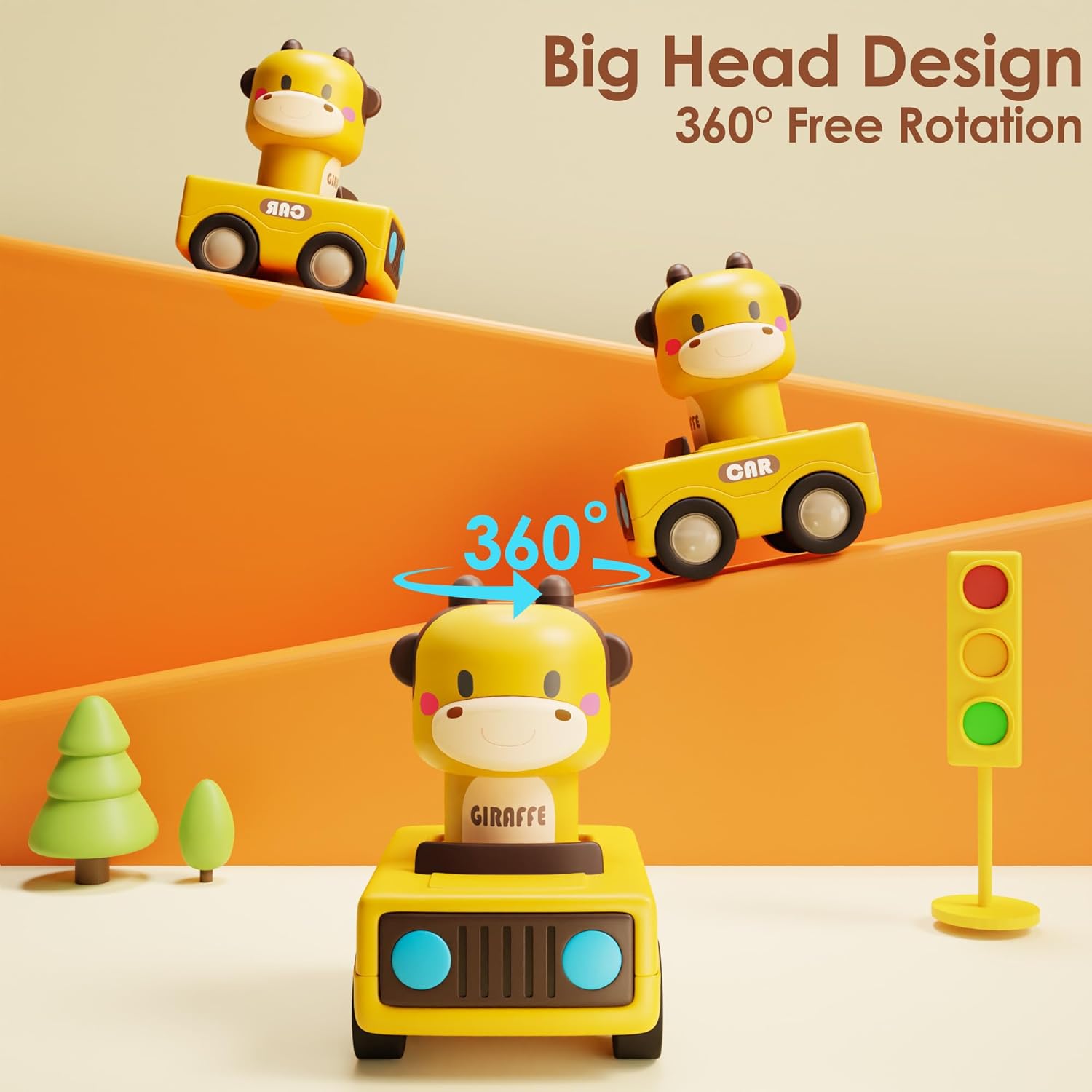 Bulk Push-to-go Animal Car - MOQ 180