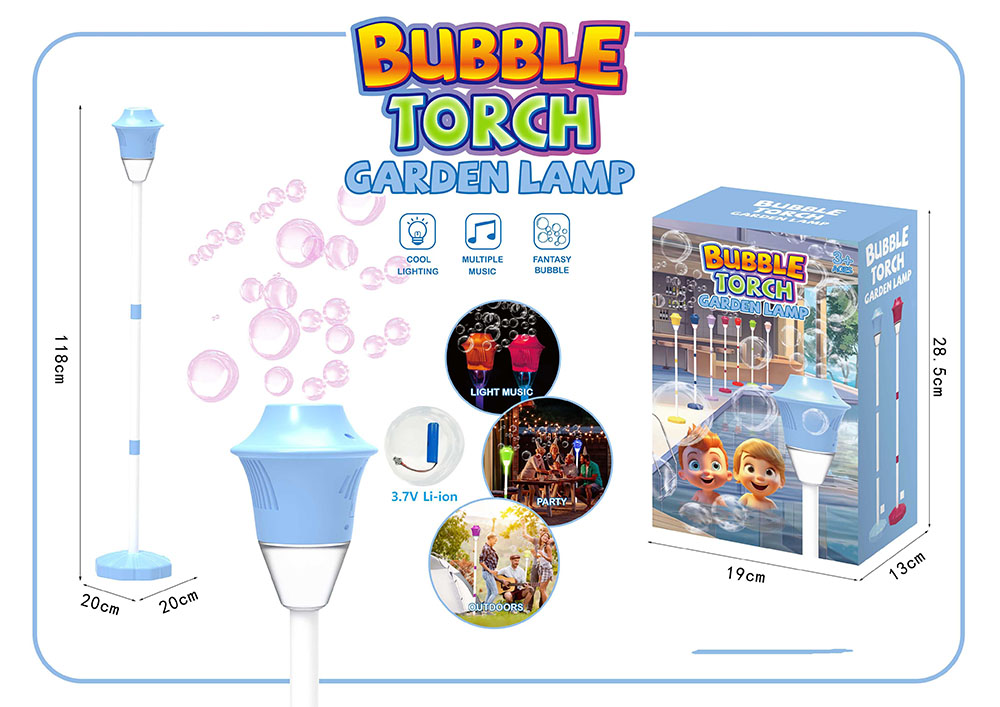 Bulk Motorize bubble machine with sound & light - MOQ 36