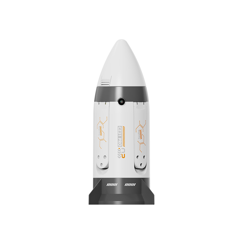 Brushless motor folding RC spray rocket with camera view 3
