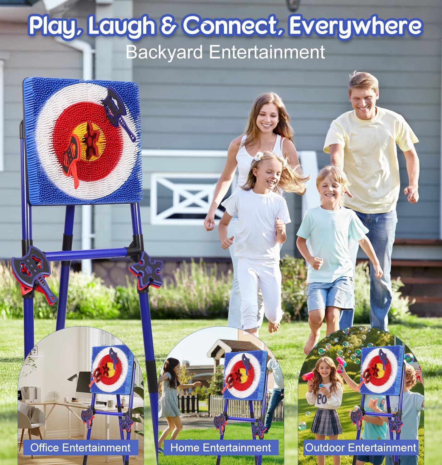 Throw target game set view 4