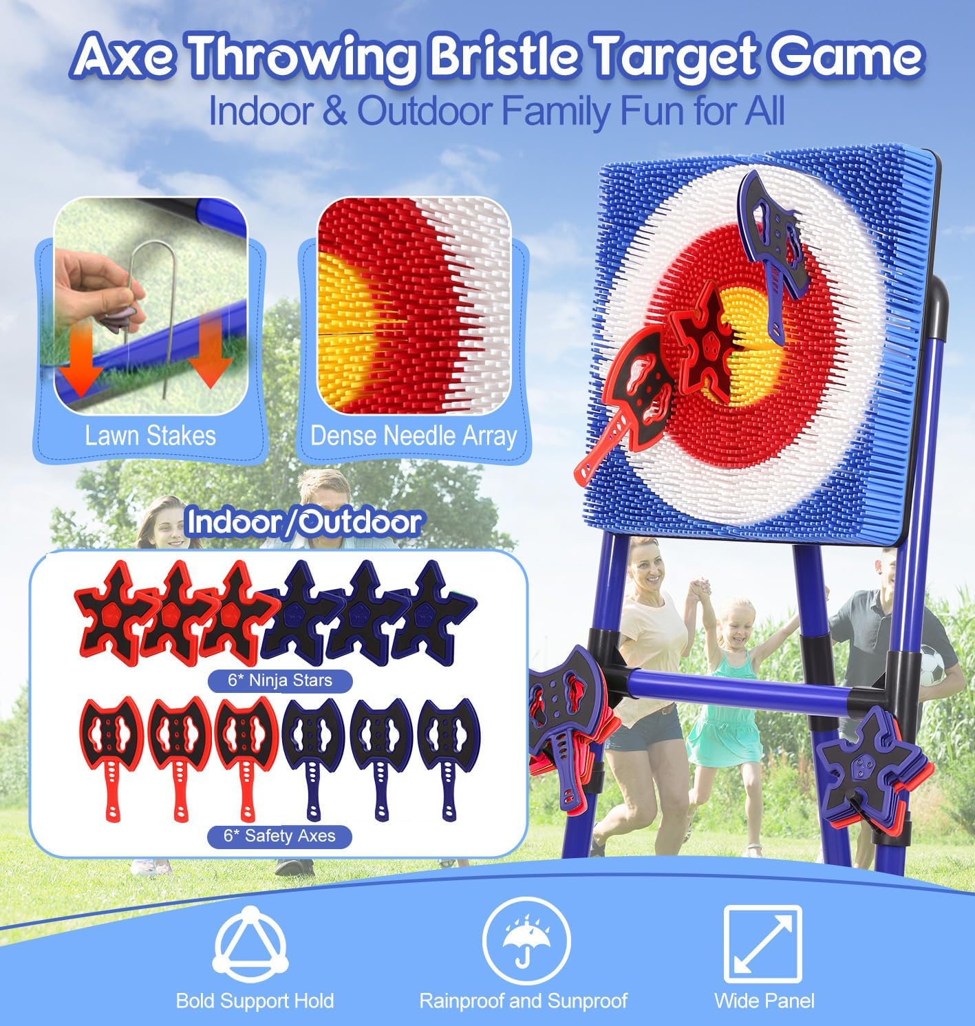 Throw target game set view 2