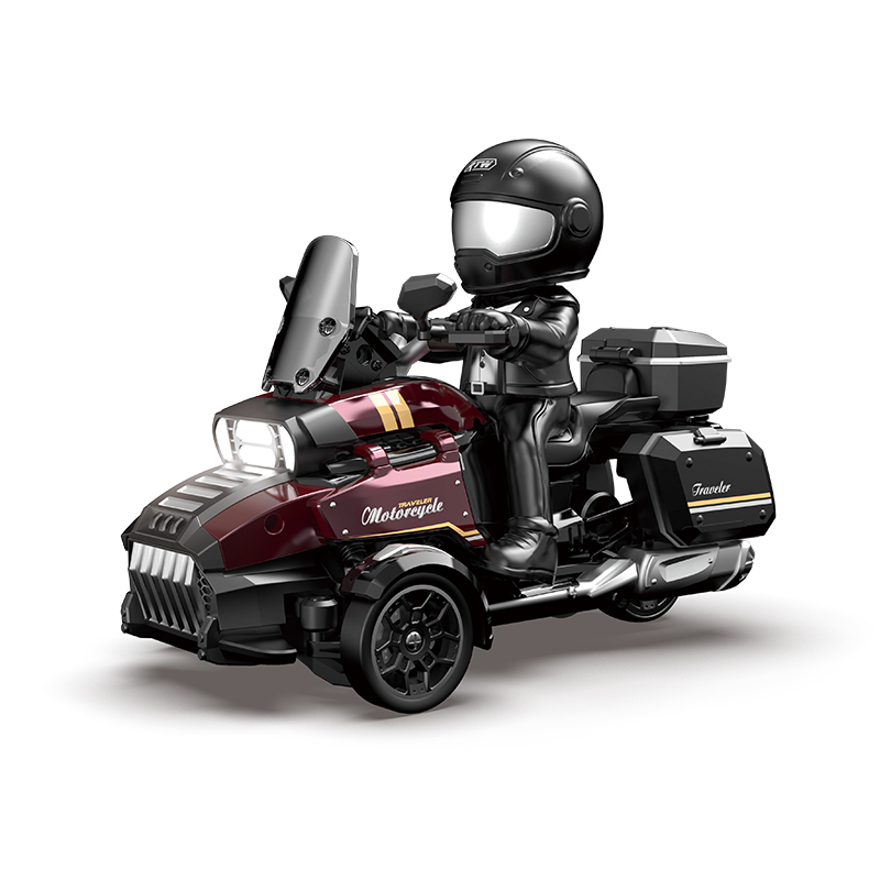 1:43 scale 3-Wheel drive RC drift motor 2.4G view 5