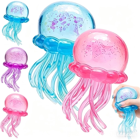 Bulk Jellyfish maltose Squishy - MOQ 240