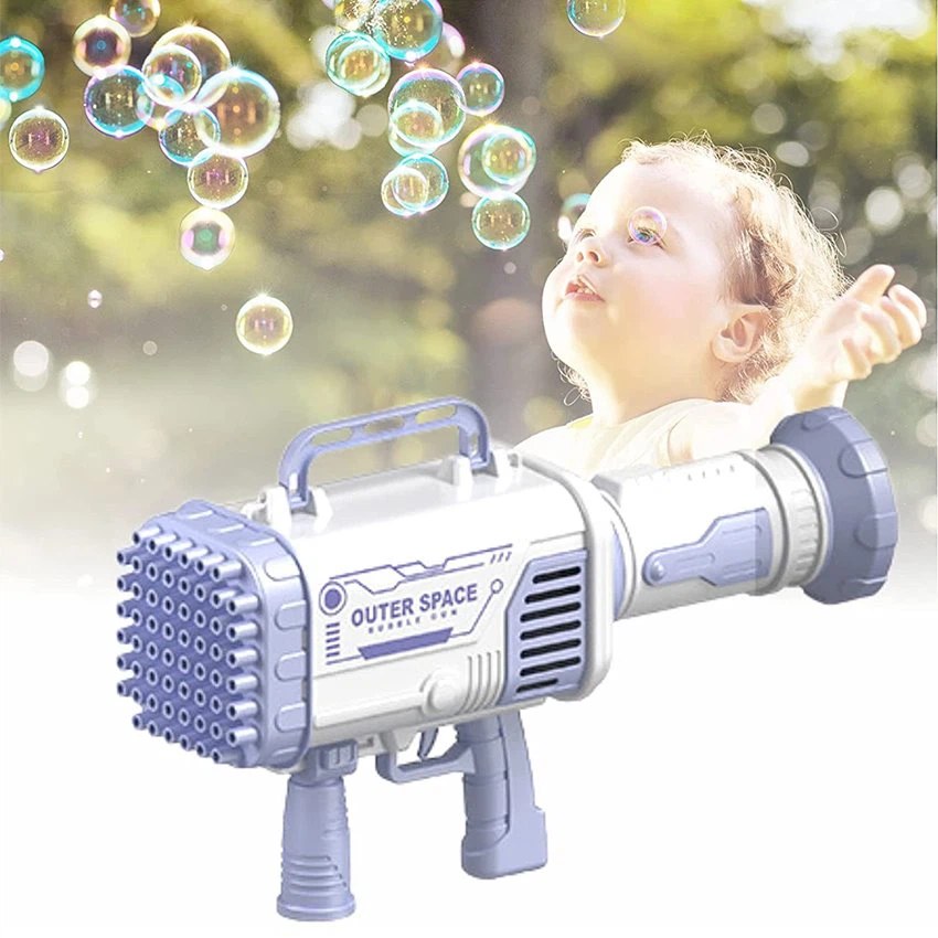 Bulk 64-hole Bubble Gun - 24 pcs/carton