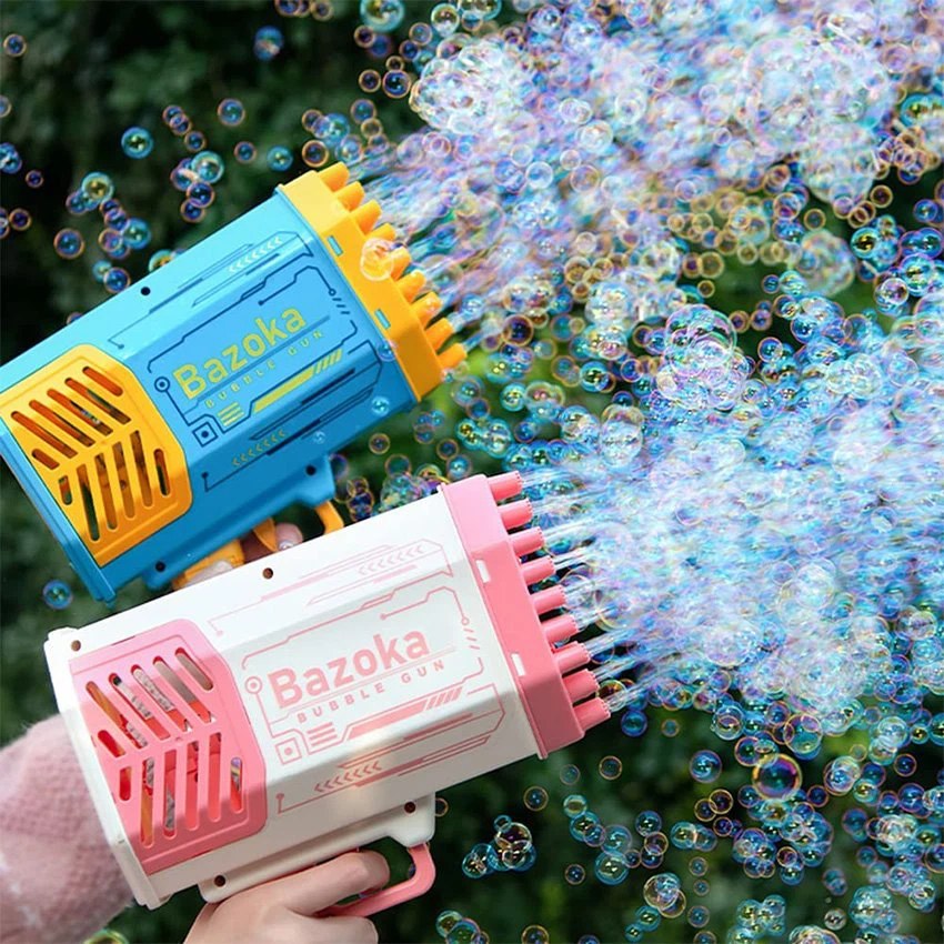 Bulk 69 Holes Electric Bubble Gun - 30 pcs/carton