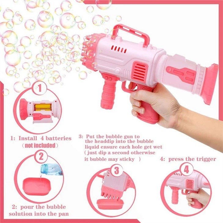 Bazooka Bubble Machine Gun view 4