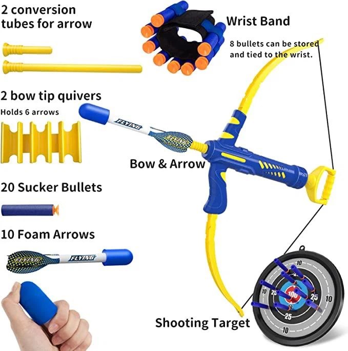 Bulk Bow And Arrow Set Foam Bow - MOQ 5CTNS