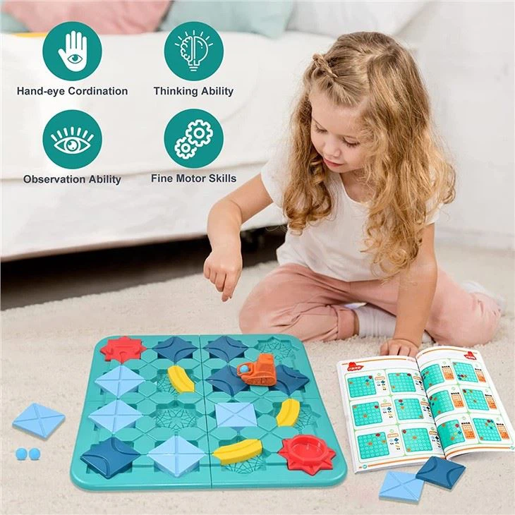 Brain Teaser Puzzles Educational Smart Logic Board Game view 2