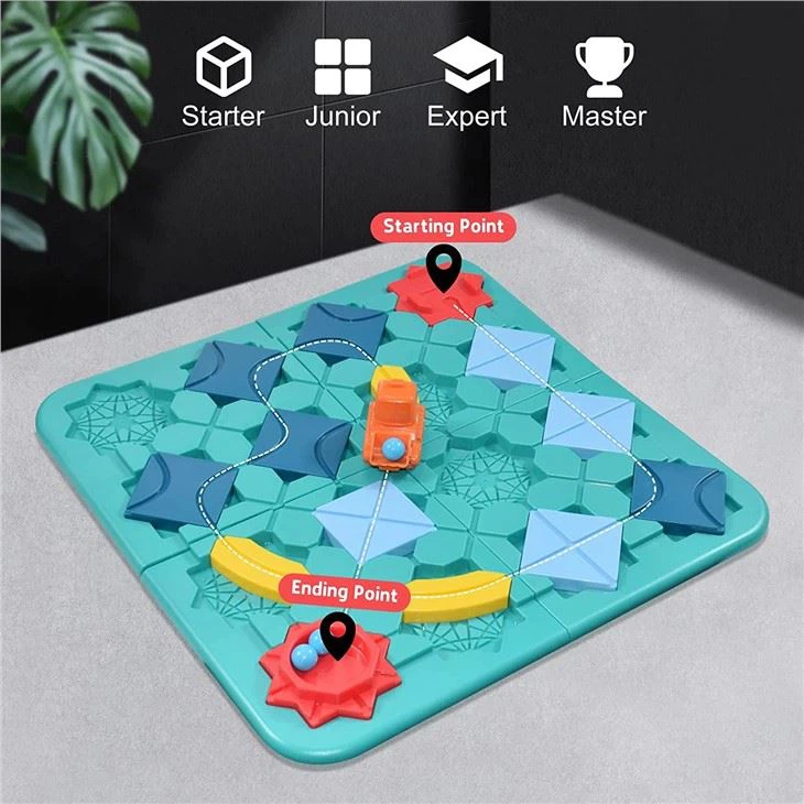 Brain Teaser Puzzles Educational Smart Logic Board Game view 5