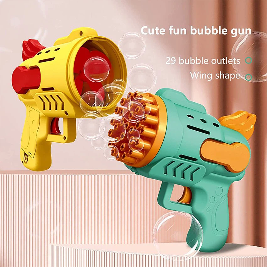Bulk Bubble Gun Toy for Summer - 96 pcs/carton
