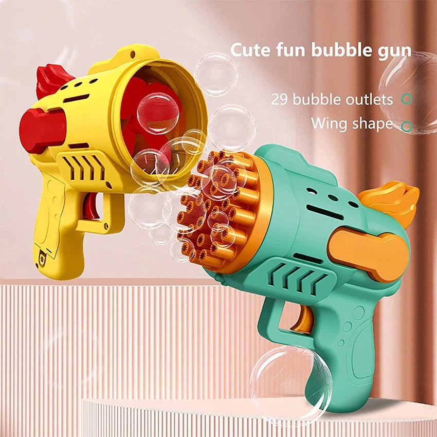 Bulk Bubble Gun Toy for Summer - 96 pcs/carton