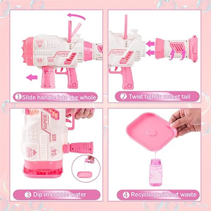 Bubble Machine Bazooka Gun view 3