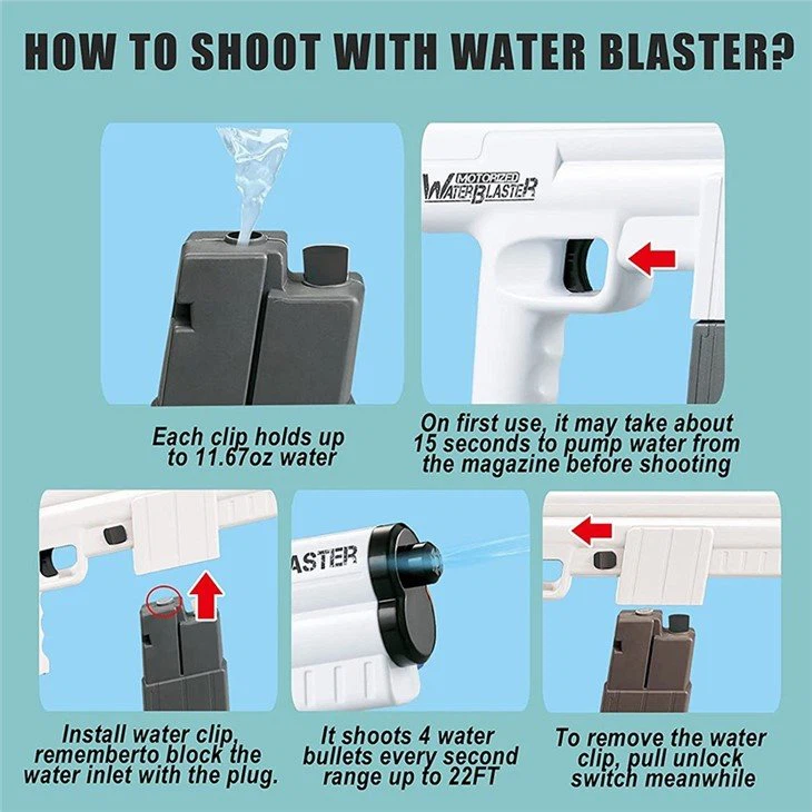 Children's Toy Electric Water Gun view 2