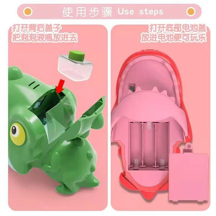 Dinosaur Bubble Wand With Light And Music view 5