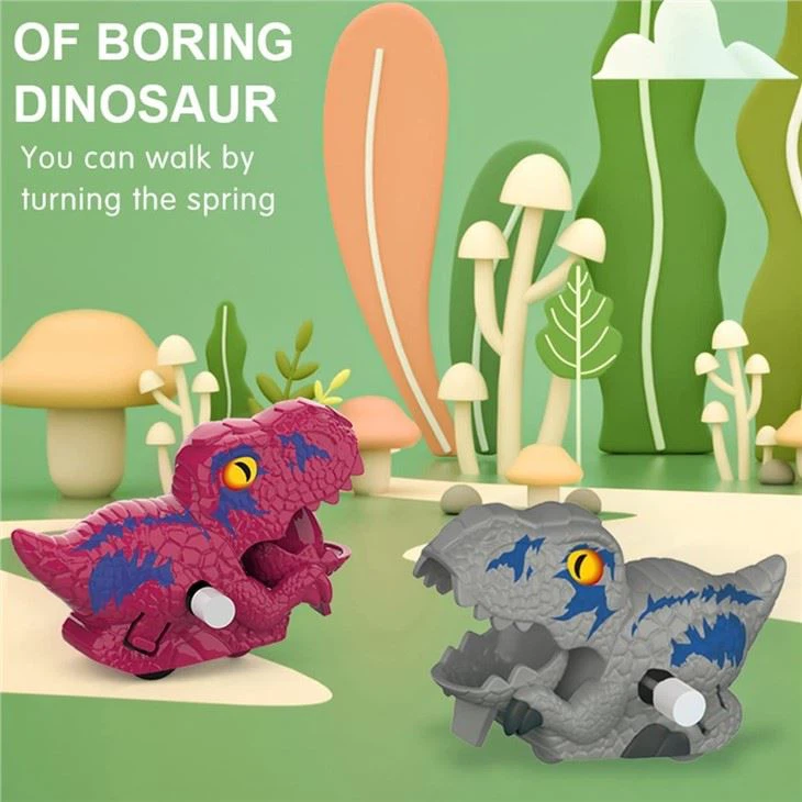 Dinosaur Road Building Game Logical Road Builder Game (Red) view 5