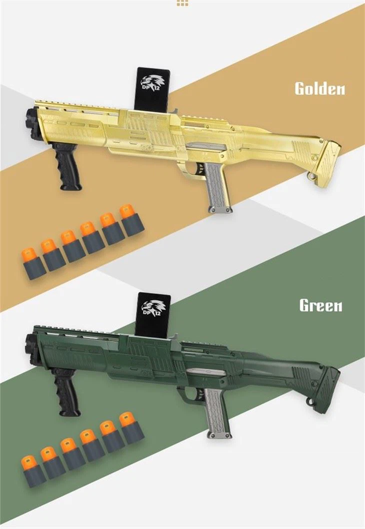 Double Barrel Soft Bullet Gun, Toy Gun For Children And Boys view 4