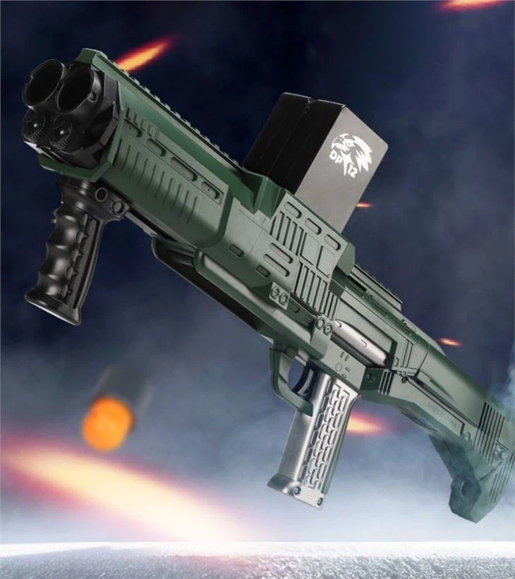 Double Barrel Soft Bullet Gun, Toy Gun For Children And Boys view 2