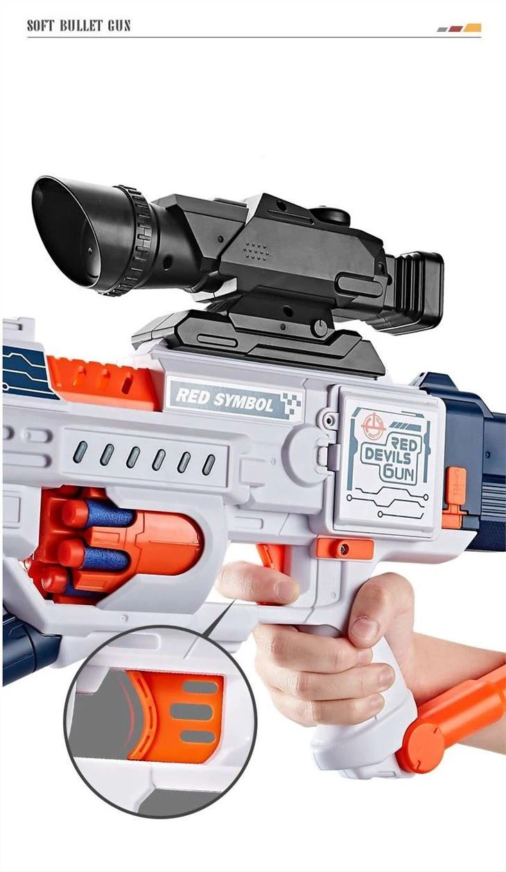 Electric Continuous Shooting Combination Of Light-emitting Soft Bullet Gun view 3