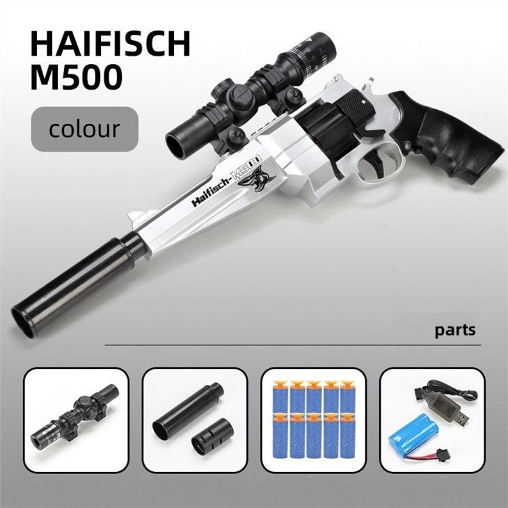 Electric Soft Bullet Gun Outdoor Activity Fighting Shooting Toy Gun view 2