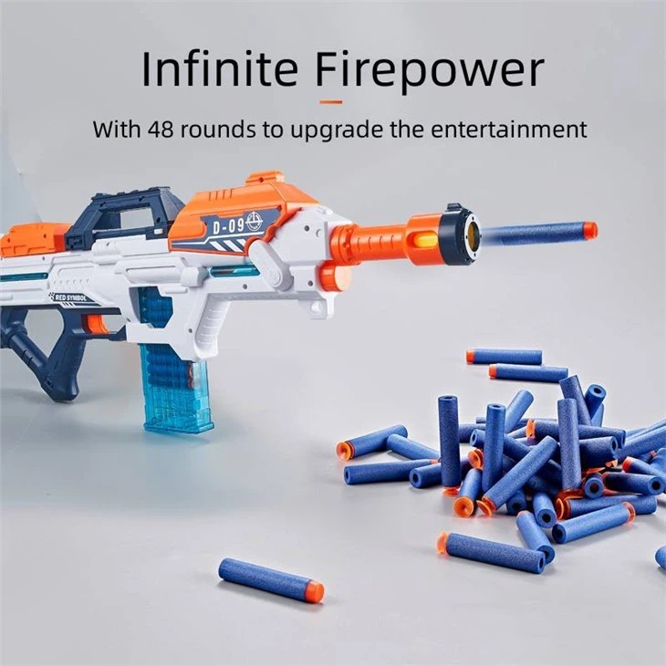 Electric Ultra-Long Range With Target EVA Soft Rubber Bullet Gun view 2