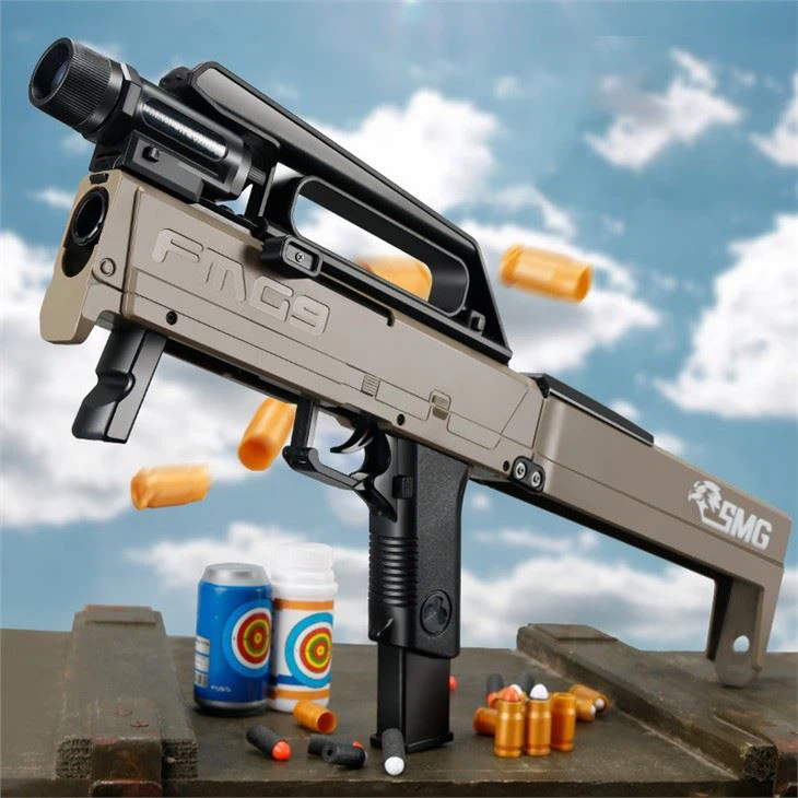 Fold Soft Bullet Submachine Gun With Soft Bullet Toys For Kid view 4