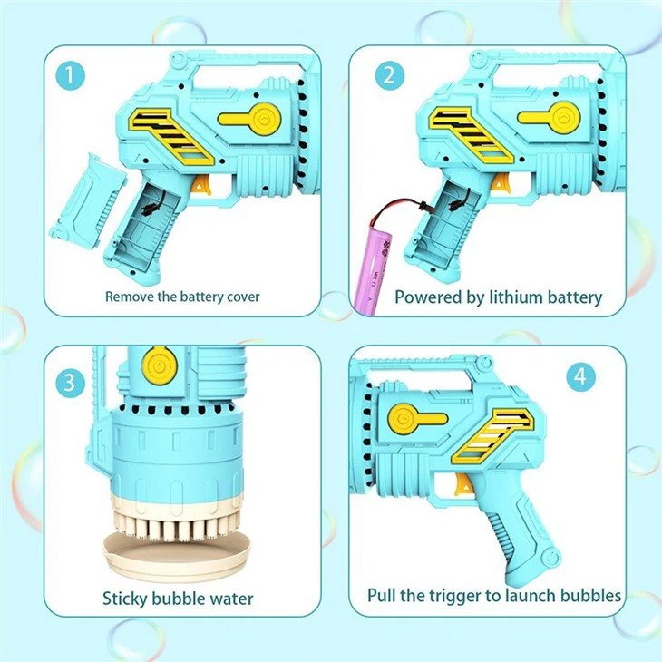 Minigun Bubble Blower view 5