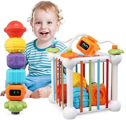 Bulk Montessori Toys Sensory Shape And Suction Toy - MOQ 5CTNS