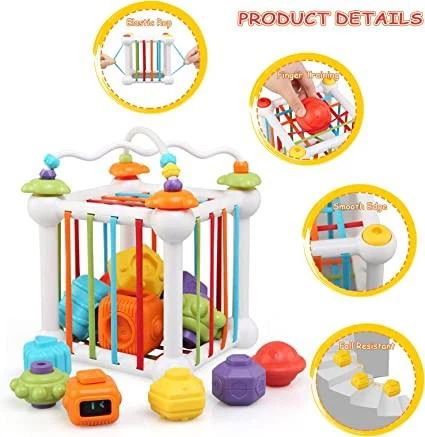 Montessori Toys Sensory Shape And Suction Toy view 2