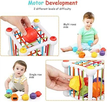 Montessori Toys Sensory Shape And Suction Toy view 3