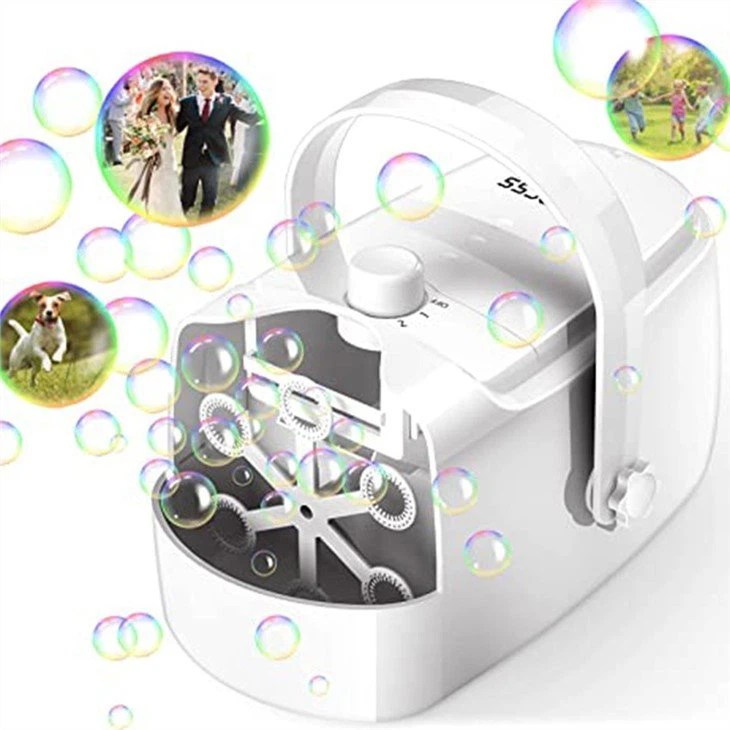 Outdoor Bubble Machine Party view 2