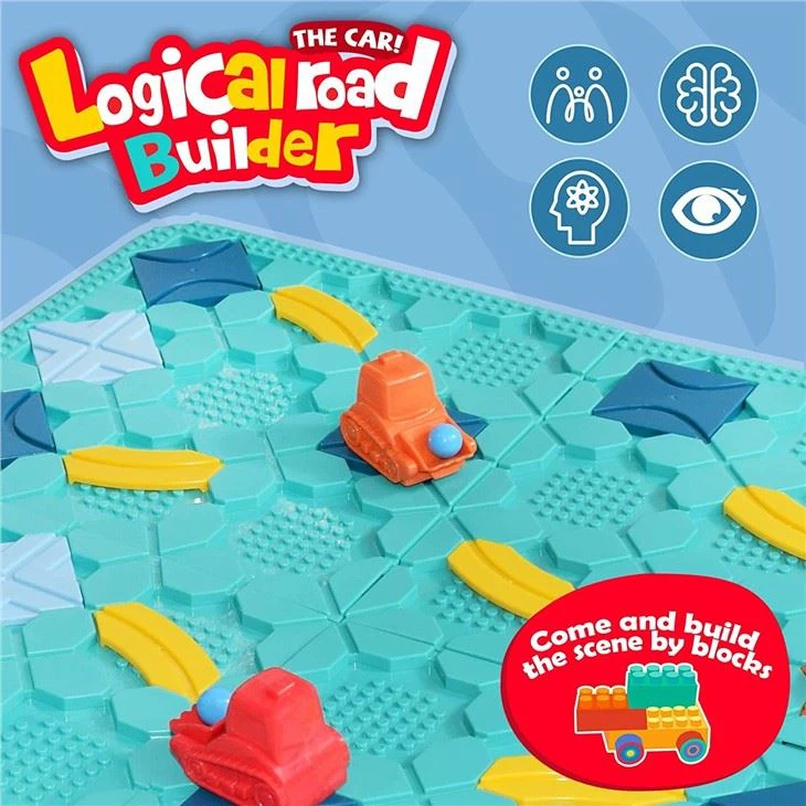 Road Building Maze Toy Building Blocks Puzzle Extra Large view 2