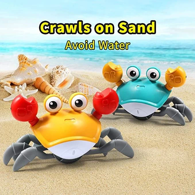 Sensing Crawling Crab Interactive Walking Dancing Toy With Music Sounds & Lights view 4