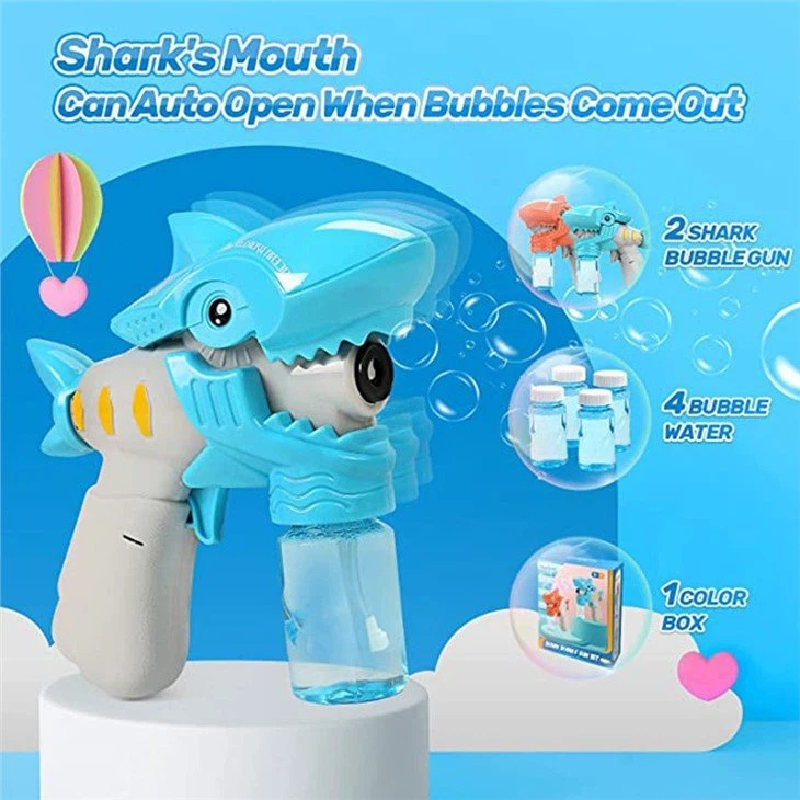 Shark Bubble Blaster for Kids view 2