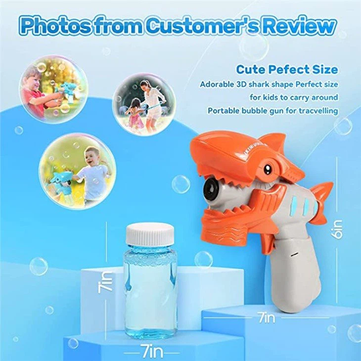 Shark Bubble Blaster for Kids view 5