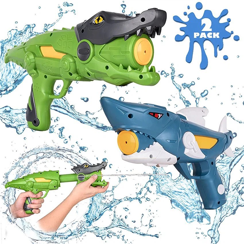 Bulk Shark Water Gun for Kids - 72 pcs/carton
