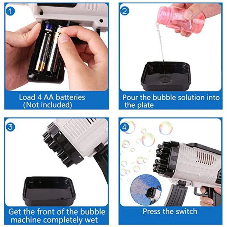 The UFO sprinkler has a light that can rotate view 4