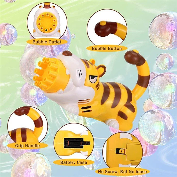 Electric water gun that can spray bubbles and water view 4
