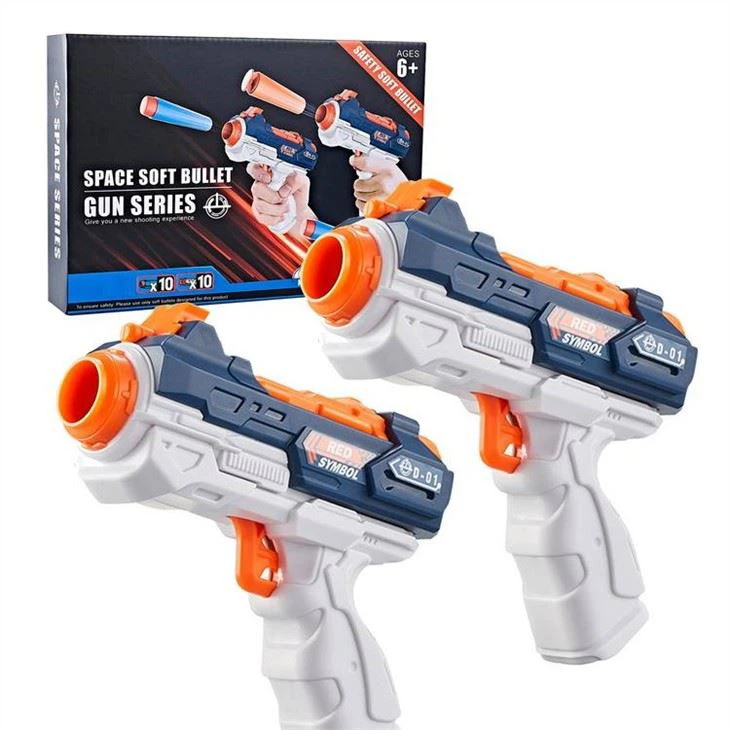 With Target Long Range Soft Bullet Toy Manual Gun view 2