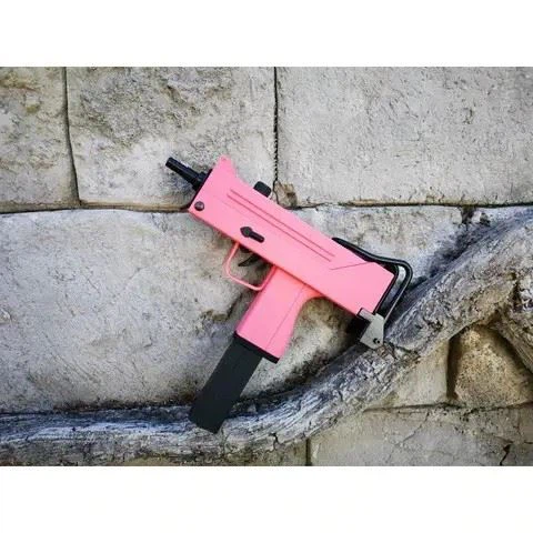 Pink UZI Electric Gel Blaster Gun view 3