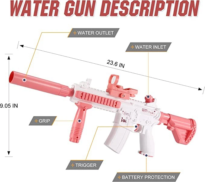 M416 Toy Gun 32FT Automatic Squirt Guns view 2